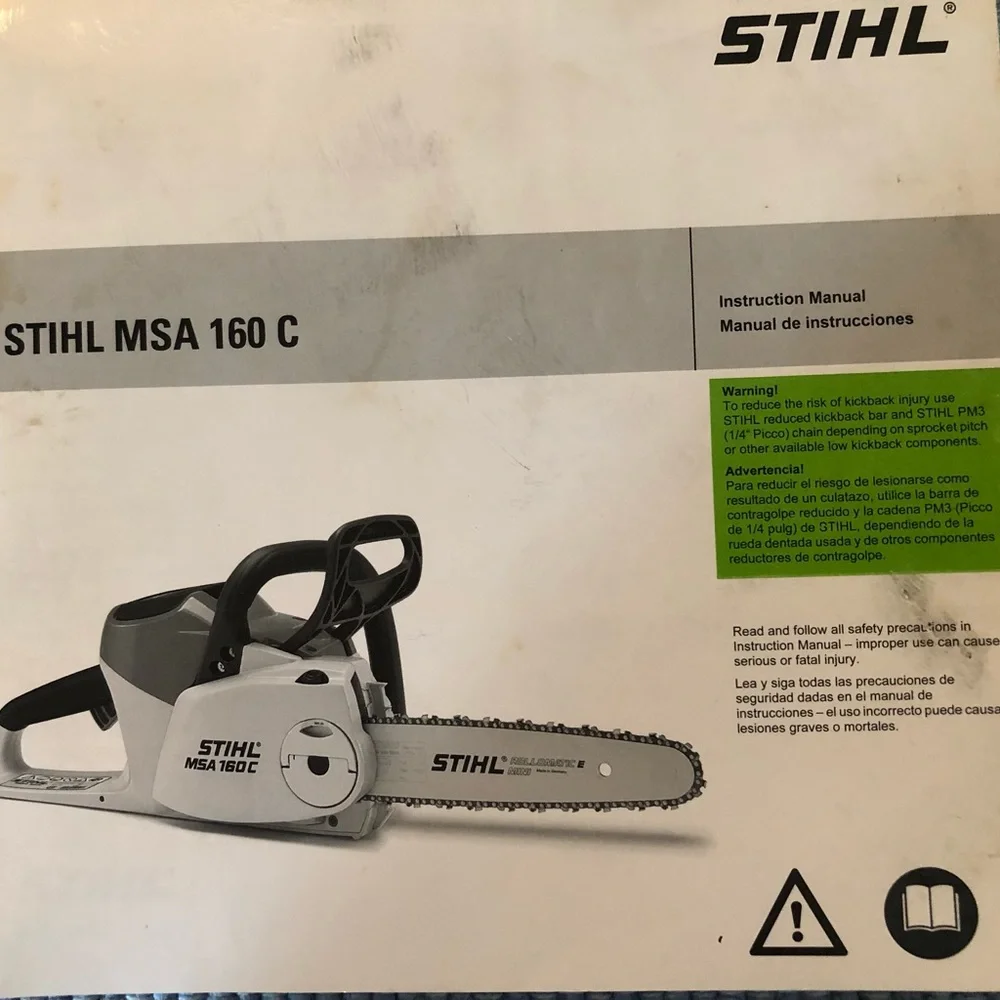 Stihl MSA Chainsaw Instruction Manual Handbook Preowned - Picture 1 of 6